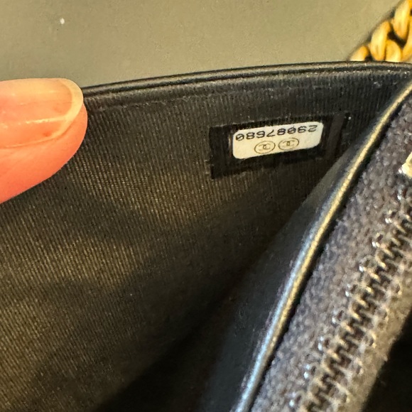 Authentic Chanel WOC caviar black gold hardware. - Picture 9 of 13